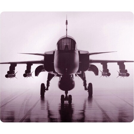 Centon Electronics Otm Rugged Prints Black Mouse Pad, Airpl OP-MPV1BM-RGD-01